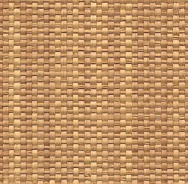Seamless yellow wicker background High resolution seamless wicker texture beach mat stock pictures, royalty-free photos & images