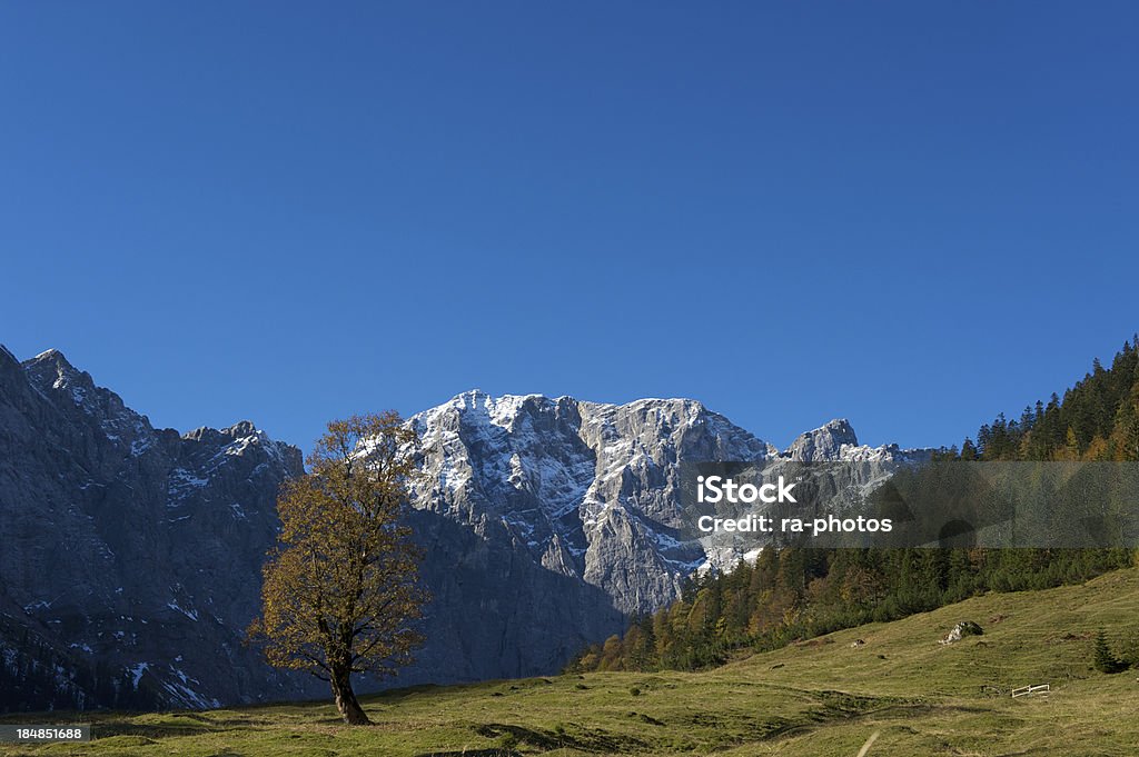 Austrian Alps Karwendel mountains in Austria Autumn Stock Photo