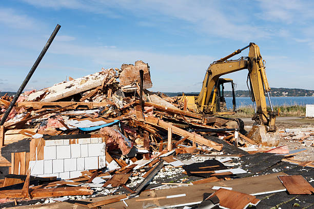 istock Beachfront House being Demolished to make room for New 184852005