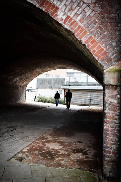 istock Two men under canal tunnel in Manchester 184852114