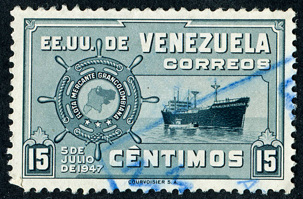 istock Venezuelan Shipping Stamp 184852194