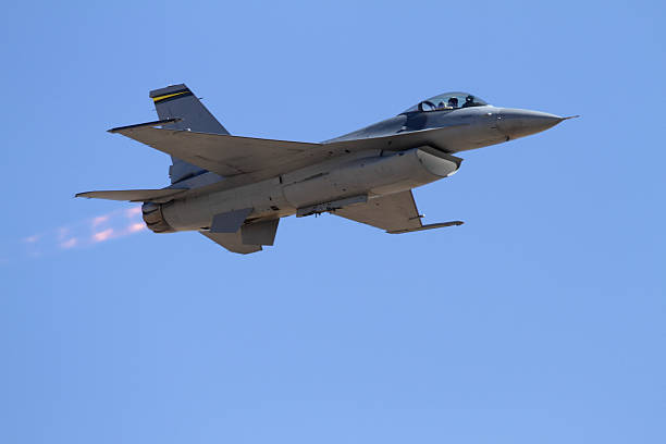 istock A fighter jet in motion in the air 184852287