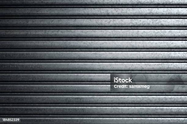 Closeup Of A Metal Gate Typically Found On Buildings Stock Photo - Download Image Now