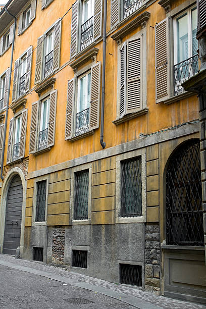 istock Facade and street in Bergamo 184852625