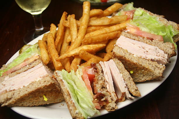 istock Turkey Club Sandwich 184853181