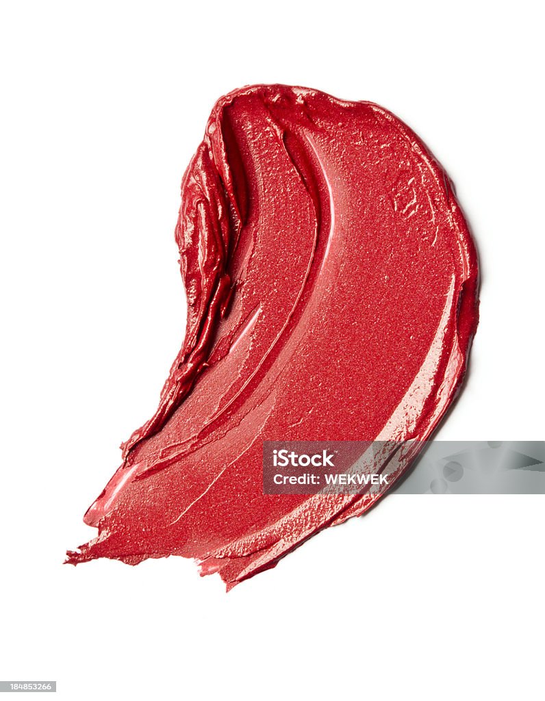 smeared rouge à lèvres rouge - Photo de Maquillage libre de droits