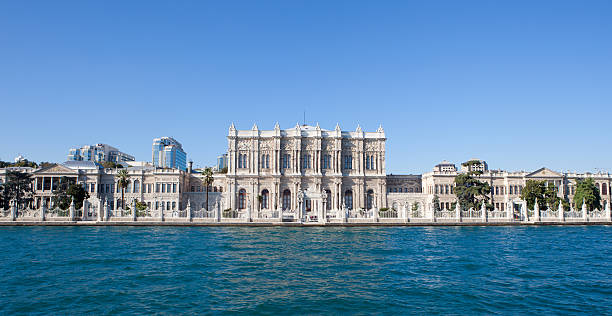 Dolmabahce palace stock photo