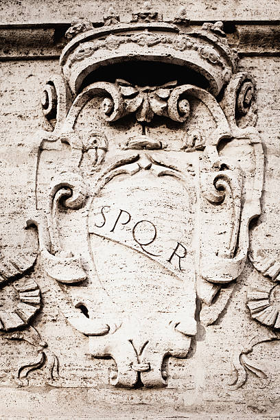 istock SPQR Sign in Rome 184853934