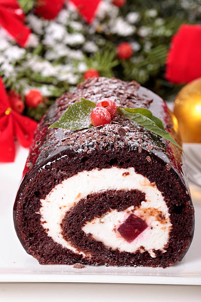 3,500+ Christmas Chocolate Cake Stock Photos, Pictures & Royalty-Free ...