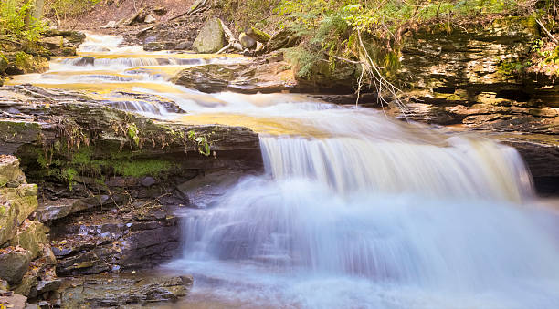 istock Mountain Stream Time Exposure - Ricketts Glen, Pennsylvania 184855600