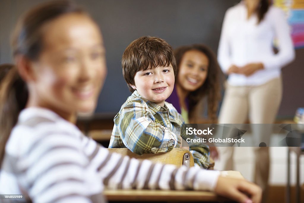 Crianças em sala de aula - Foto de stock de Afro-americano royalty-free