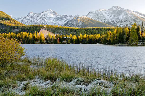 istock Strbske Pleso - Mountain lake in morning 184856092
