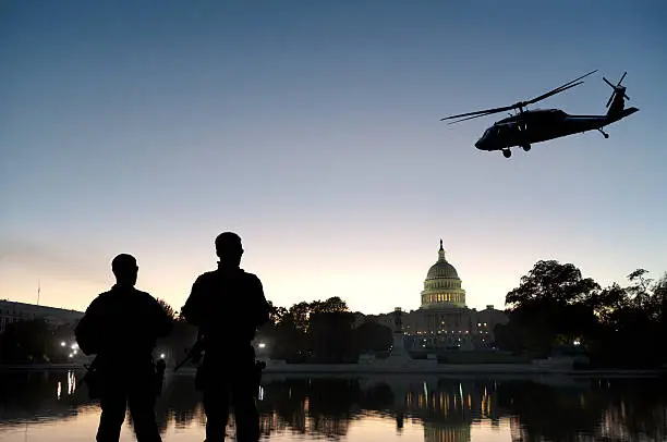 Photo of Soldiers Provide Homeland Security at Capitol Hill