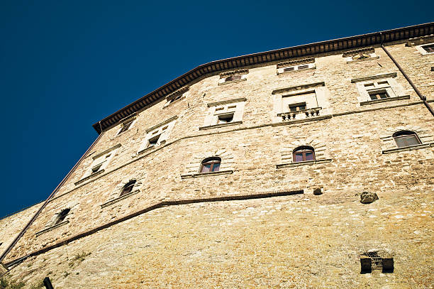 istock Old Etruscan Facade In Cortona, Tuscany 184856717