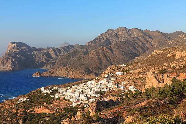 The village of Mesochori lies on the western side of Karpathos (Greece), about 35 km from Pigadia. It is a quiet village with breathtaking views of this side of the island.