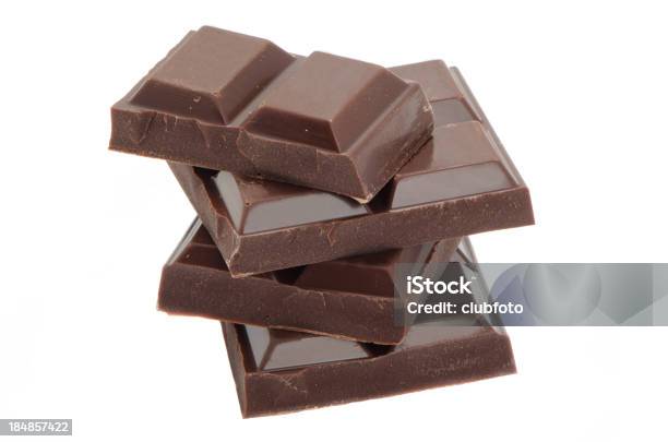 Foto de Chocolate Amargo e mais fotos de stock de Bloco - Bloco, Barra de Chocolate, Chocolate Amargo