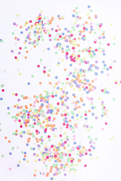 Confetti Background stock photo