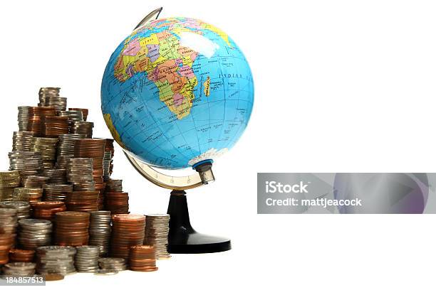 Foto de Finanças Globais e mais fotos de stock de Abundância - Abundância, Azul, Branco