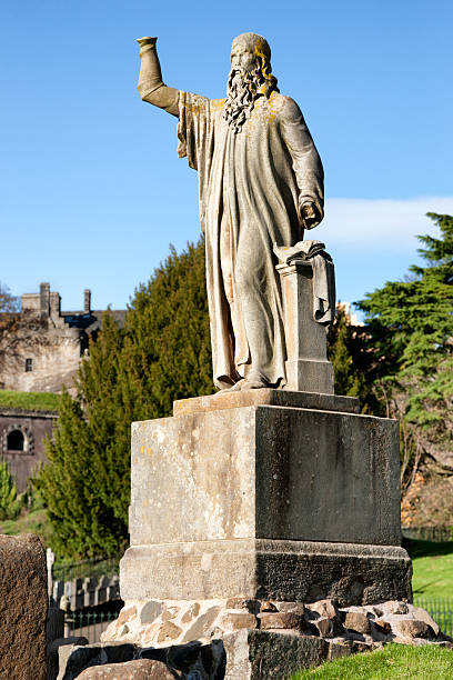istock Statue of John Knox, Stirling 184857606