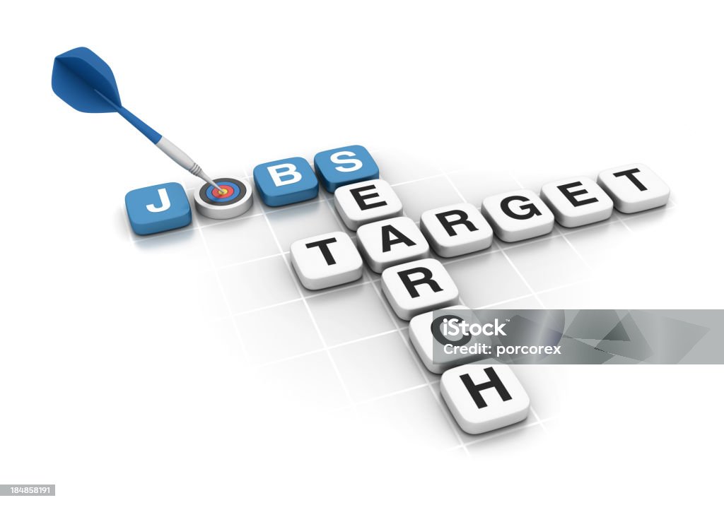 Crossword: JOBS Accuracy Stock Photo