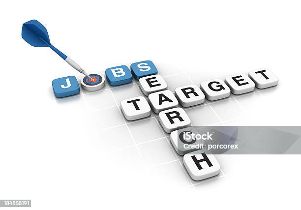 Crossword Jobs Stock Photo - Download Image Now - Accuracy, Aiming, Aspirations