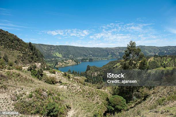 Large Panorama Photo Of Wenchi Crater Lake Stock Photo - Download Image Now - Volcanic Crater, Africa, Ambo