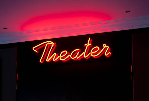 istock Theater Light Sign In Amsterdam 184858736