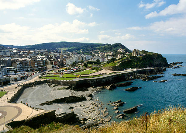 pintoresca devon-ilfracombe - exmoor national park fotografías e imágenes de stock