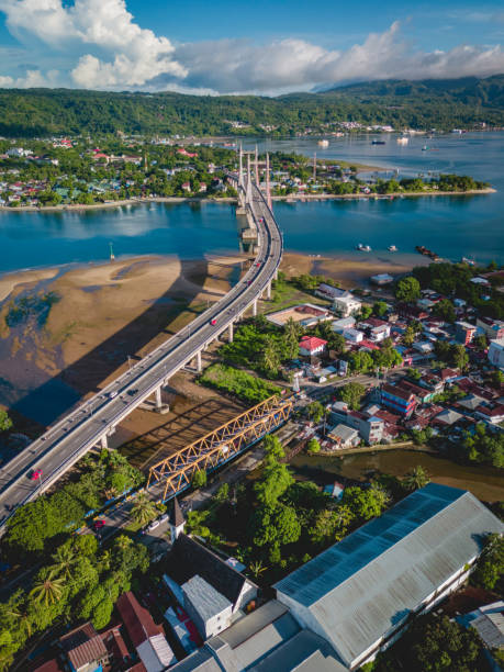 istock Merah Putih Bridge in Ambon Bay, Maluku Province 1848588184