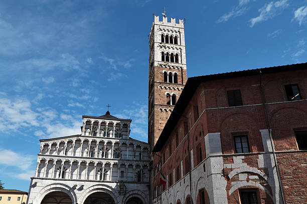 istock Duomo Facade and Campanile, Lucca, Tuscany, Italy 184859088
