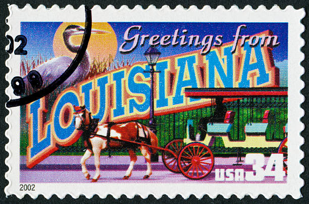 istock Louisiana Stamp 184859179