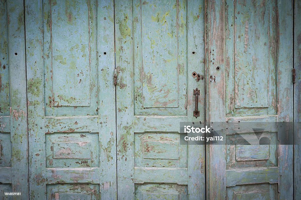 Porta in legno - Foto stock royalty-free di Accessibilità