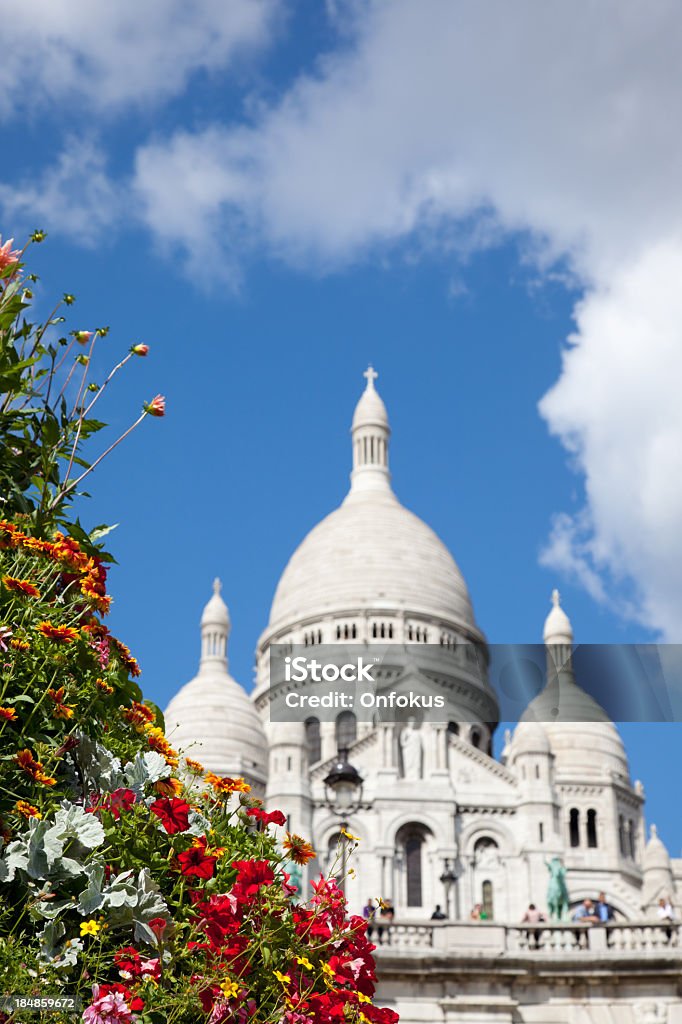 Basílica do Sagrado Coração Montmartre, Paris - Royalty-free Agosto Foto de stock