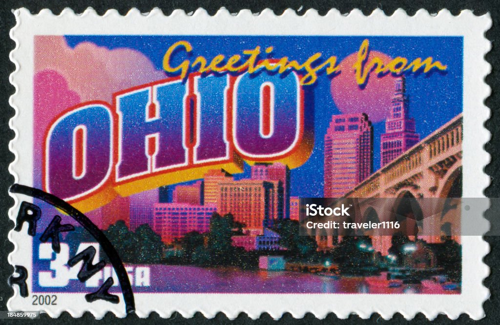 Carimbo de Ohio - Royalty-free Cleveland - Ohio Foto de stock