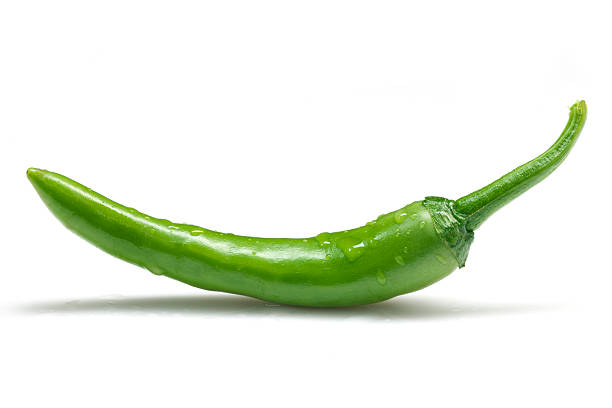 Green peppers stock photo