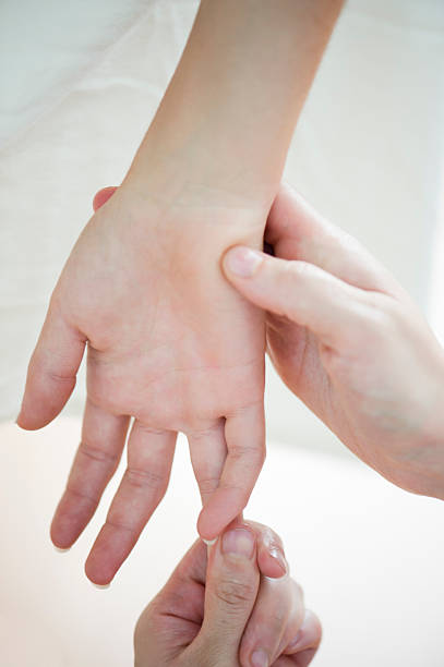 istock Professional massage of hand 184860078
