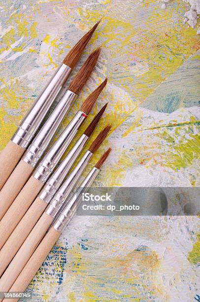 Paintbrushes Stock Photo - Download Image Now - Art, Art Studio, Art and Craft Equipment