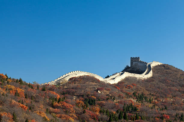 istock Badaling Great Wall with autumn leaves, Beijing 184860360