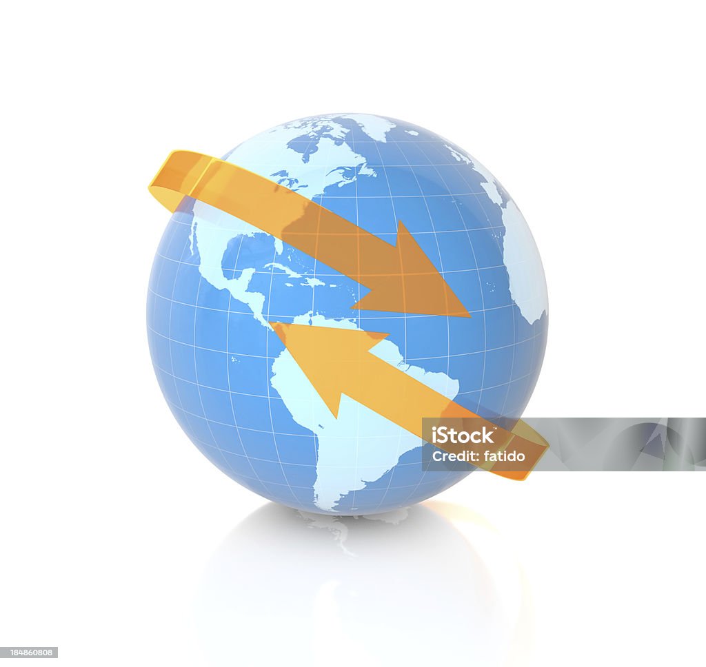 Comunicazione globale - Foto stock royalty-free di Globo terrestre