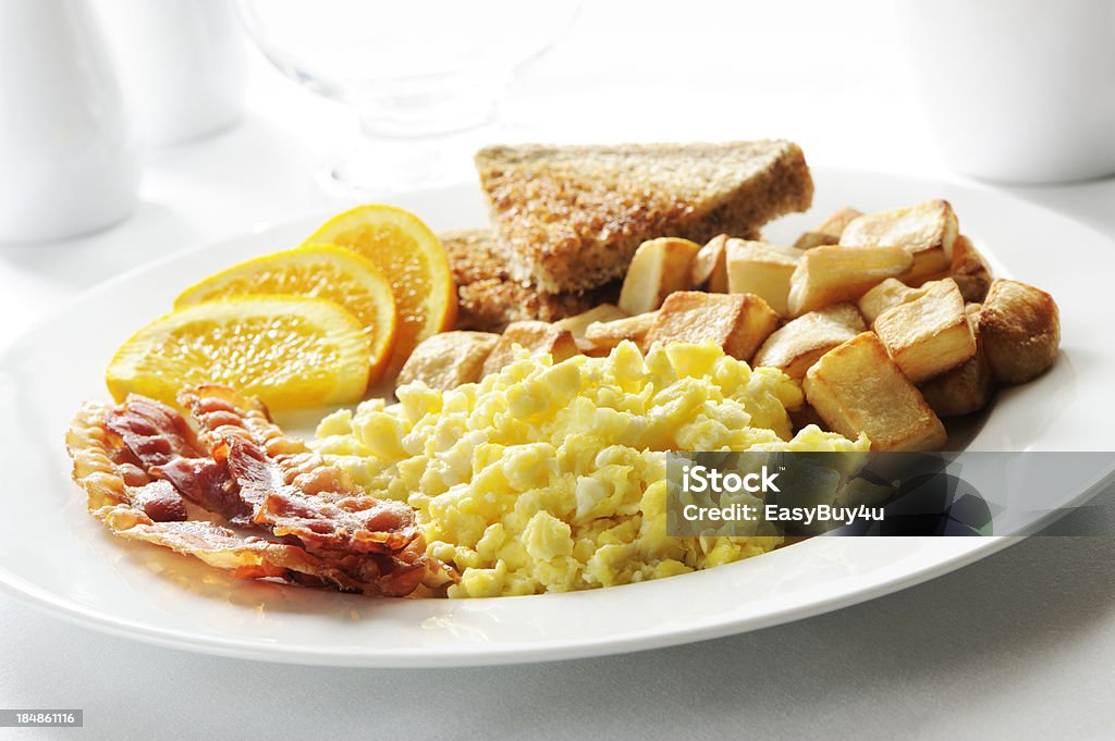 Comida de desayuno - Foto de stock de Desayuno libre de derechos