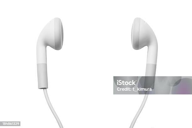 Foto de Fone De Ouvido e mais fotos de stock de Fone de Ouvido - Equipamento de som - Fone de Ouvido - Equipamento de som, Fones de ouvido intracanal, Figura para recortar