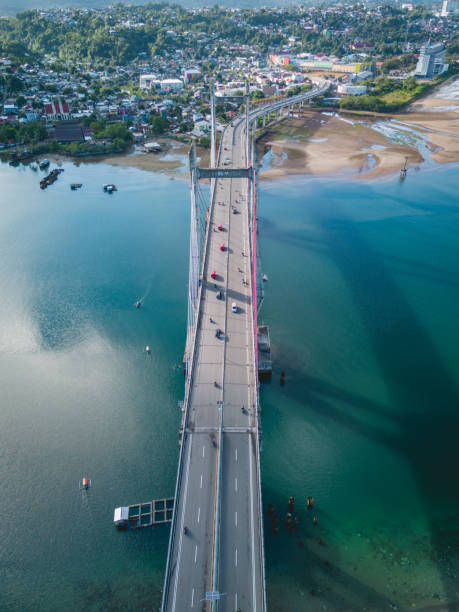 istock Merah Putih Bridge in Ambon Bay, Maluku Province 1848615918