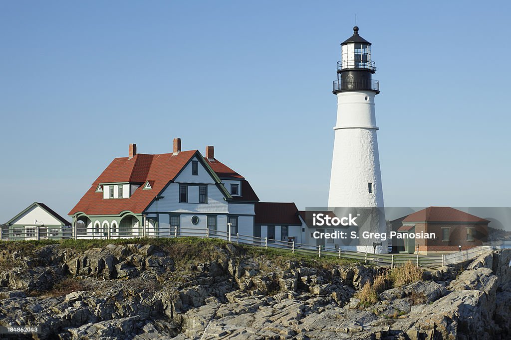 Phare de la pointe de Portland - Photo de Phare libre de droits