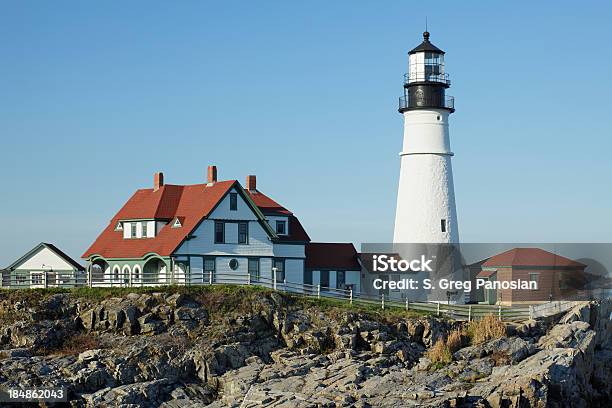 Faro Di Portland Head - Fotografie stock e altre immagini di Faro - Faro, Portland - Maine, Ambientazione esterna