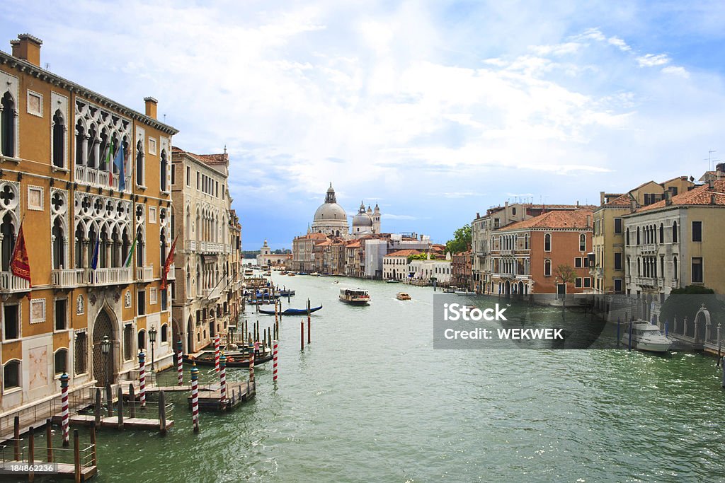 Surélevée avec vue sur le Grand Canal de Venise - Photo de Architecture libre de droits