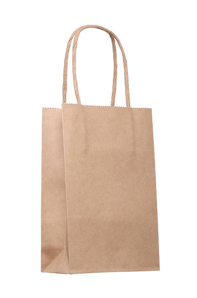 istock Brown paper shopping bag 184862348