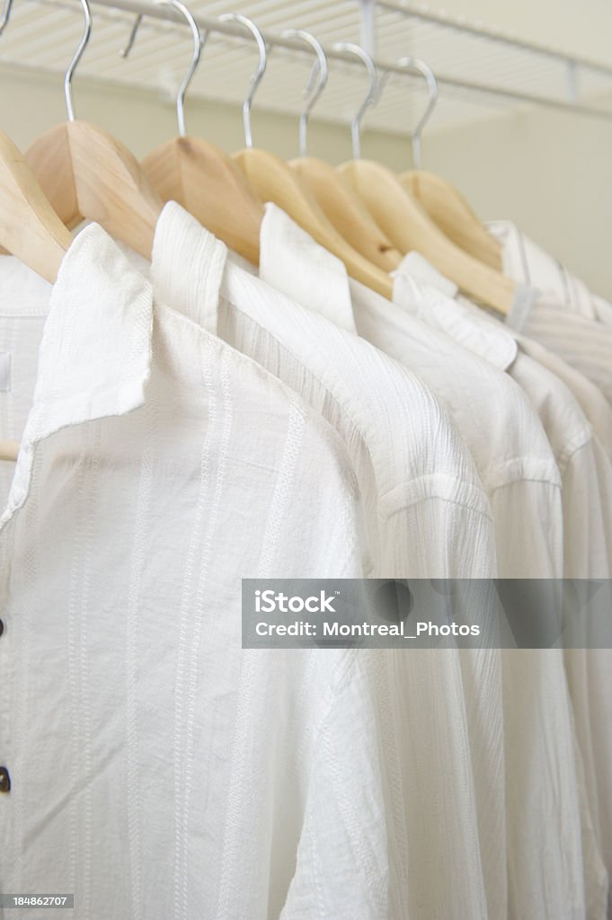 Camisas branco - Royalty-free Algodão Foto de stock