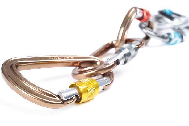 Set of climbing carabiners