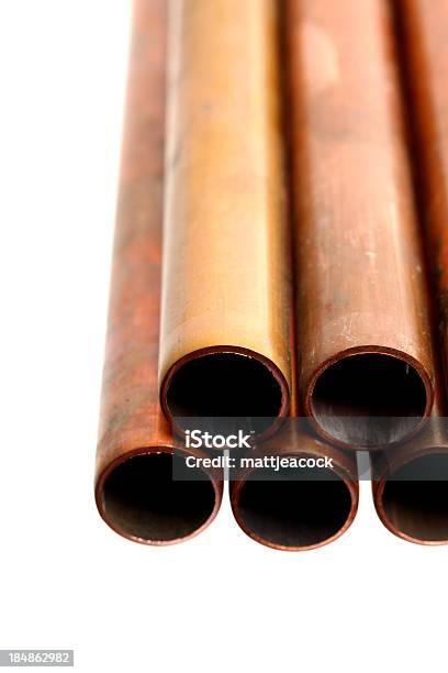 Copper Pipe Stock Photo - Download Image Now - Concepts, Construction Industry, Copper