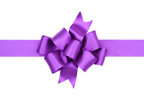 Big purple gift bow on white.PLEASE CLICK ON THE IMAGE BELOW TO SEE MY CELEBRATION & PARTY FUN LIGHTBOX:
